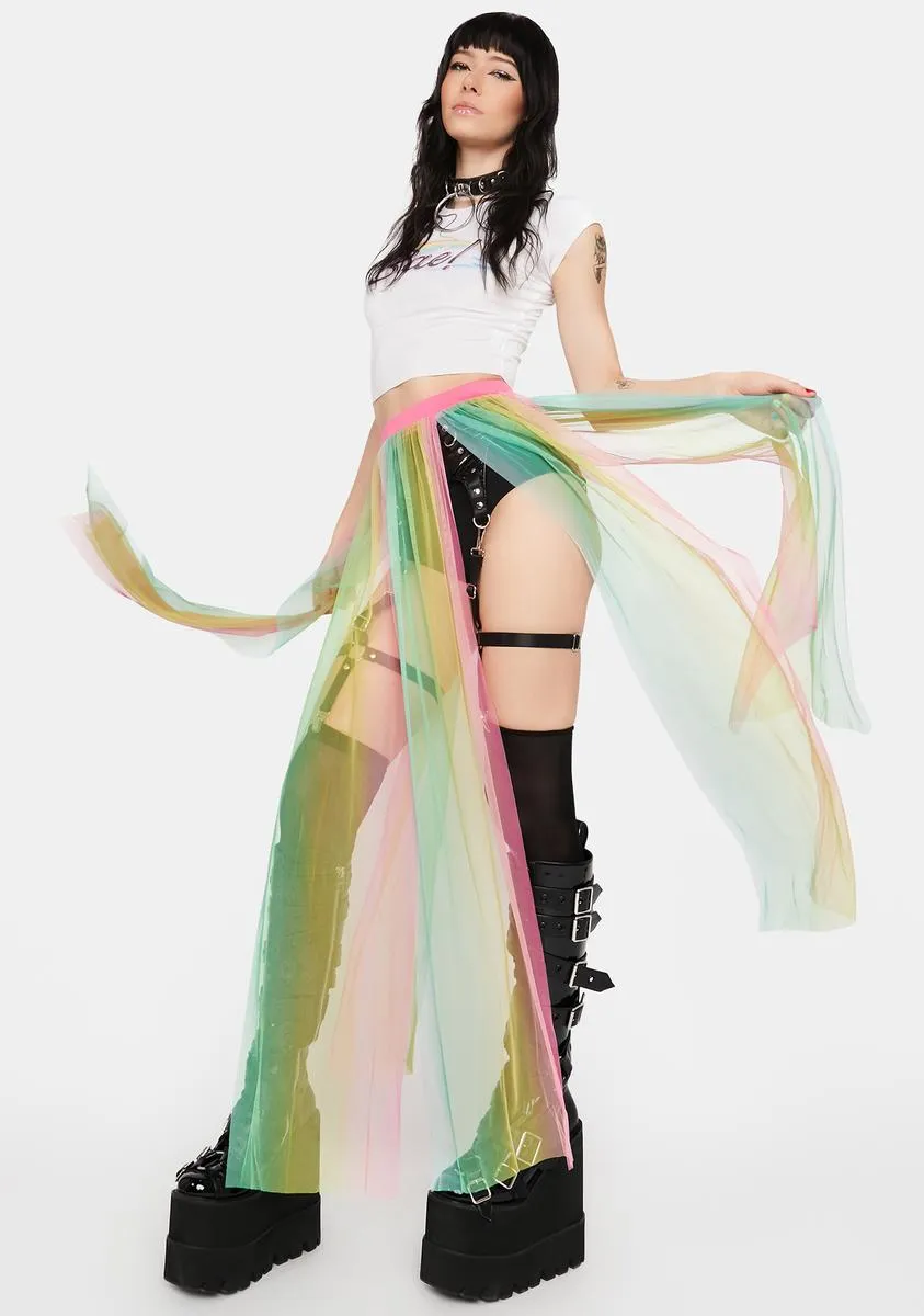 Magical Moments Sheer Maxi Skirt