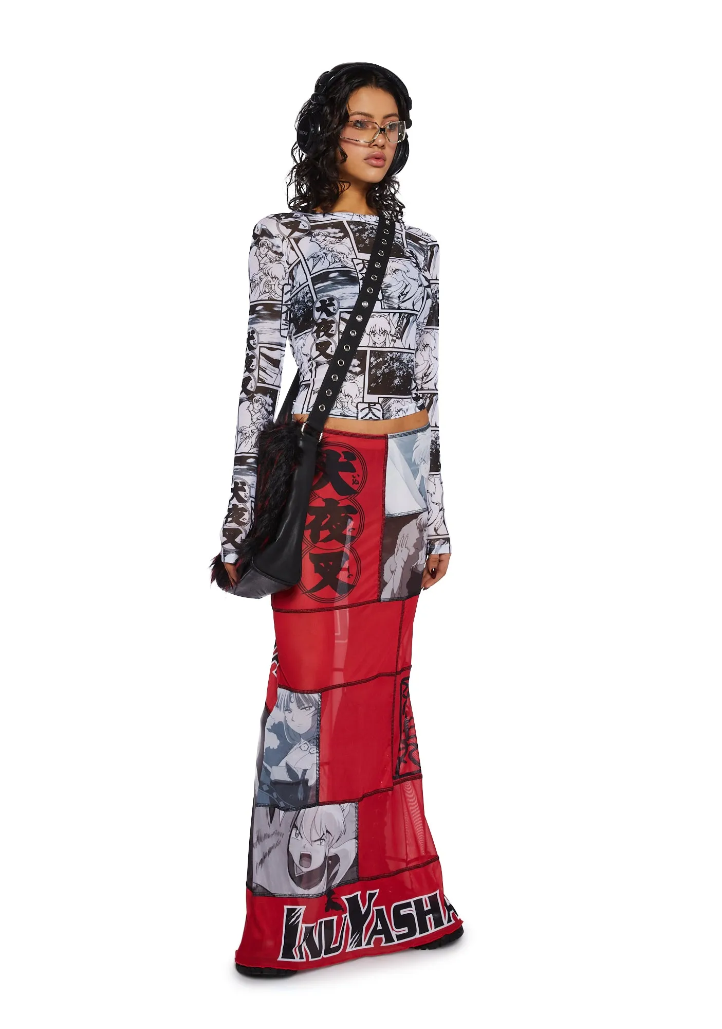 Make You Pay Mesh Maxi Skirt