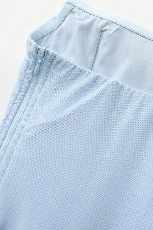 Margot Wrap Top and Maxi Skirt Outfit Set - Sky Blue