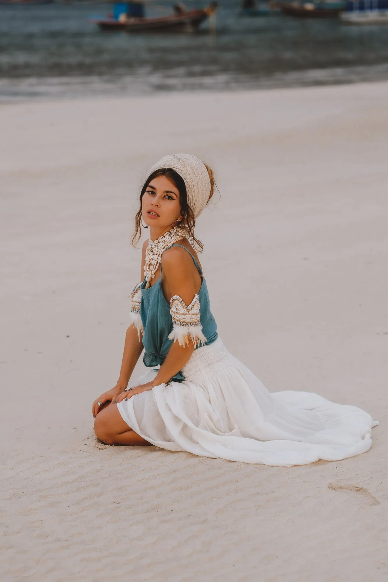 Maxi Skirt Calypso Off White