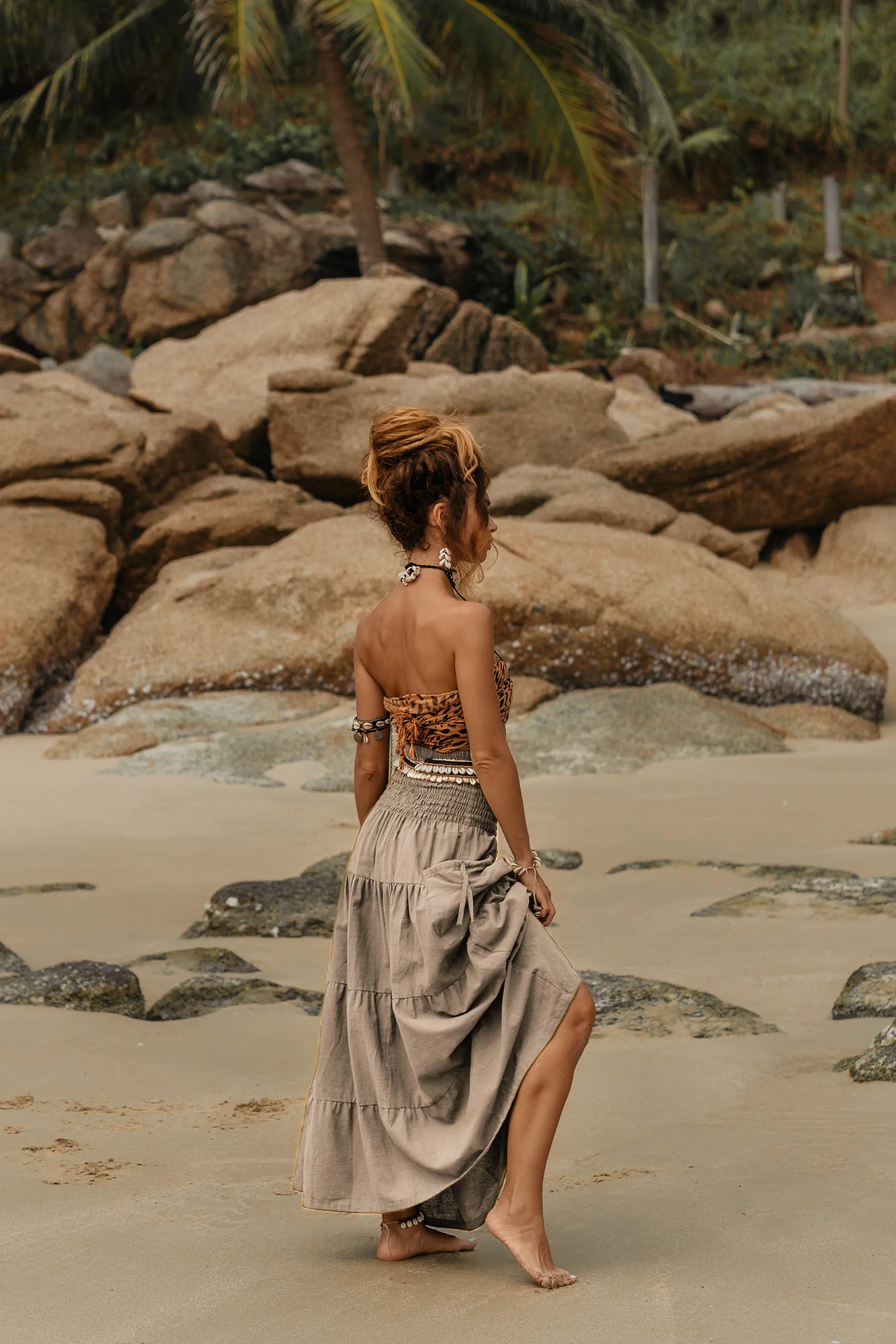 Maxi Skirt Keela Beige