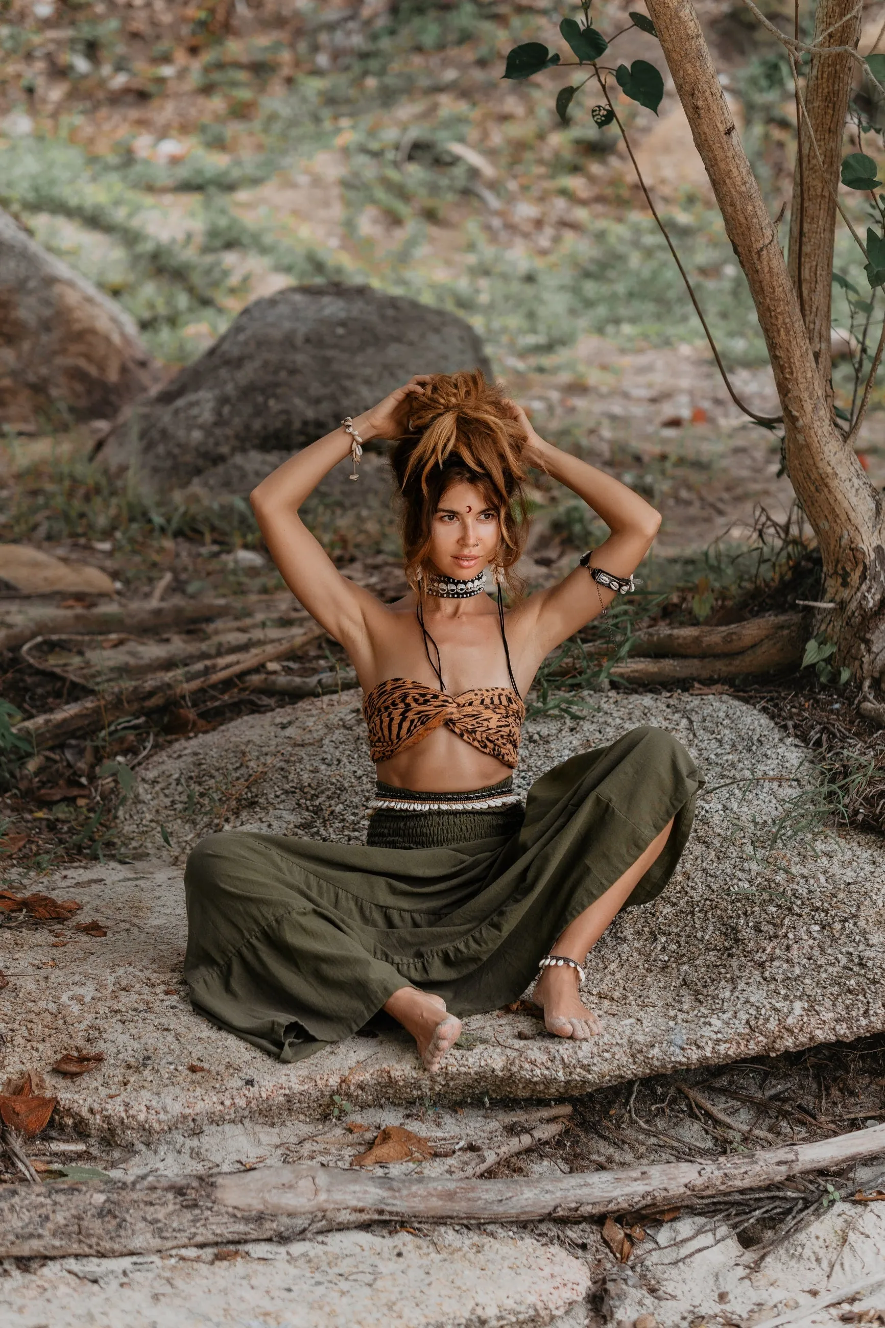 Maxi Skirt Keela Olive