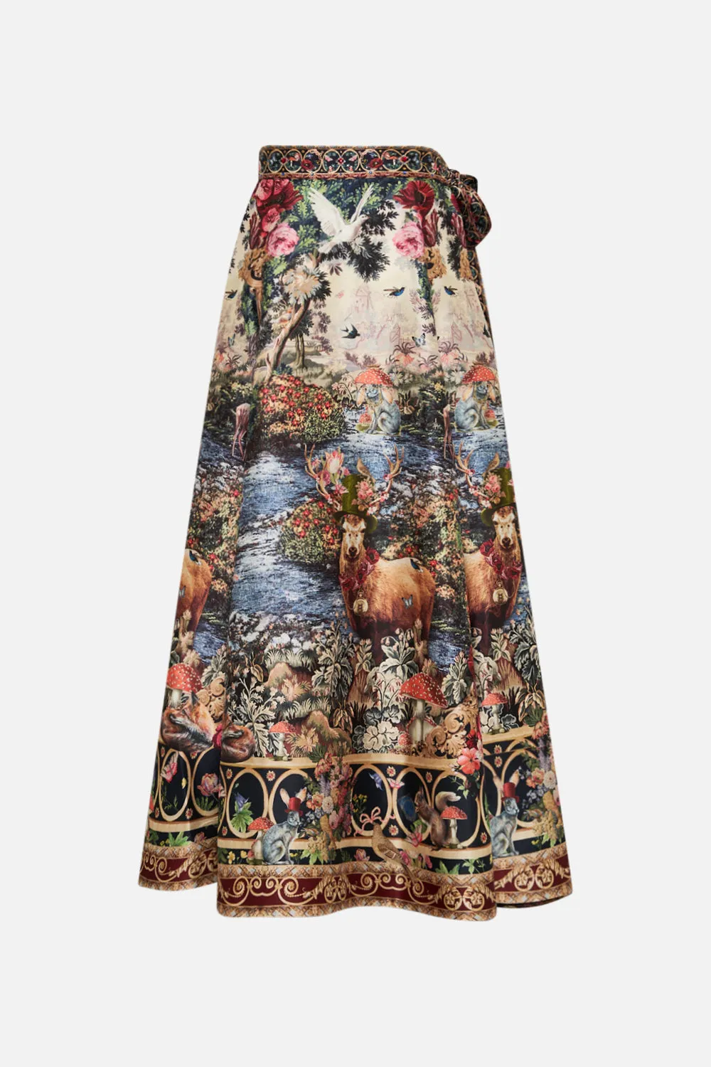 MAXI WRAP SKIRT TAPESTRY TOTEMS