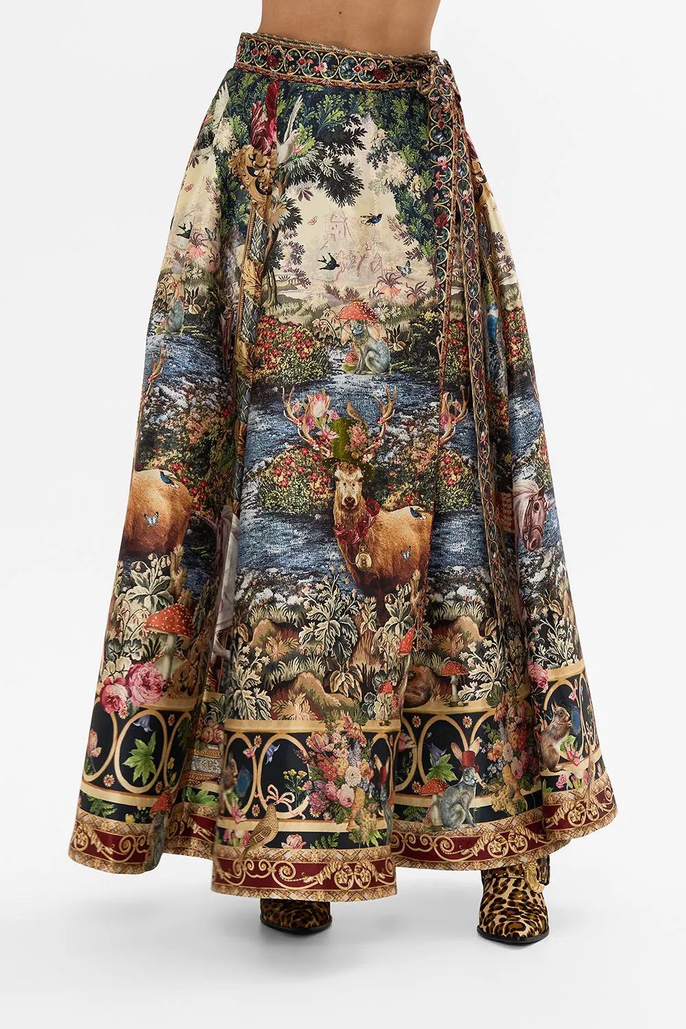 MAXI WRAP SKIRT TAPESTRY TOTEMS