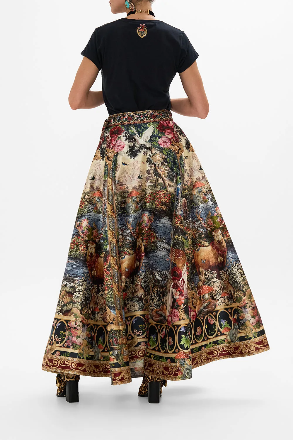 MAXI WRAP SKIRT TAPESTRY TOTEMS