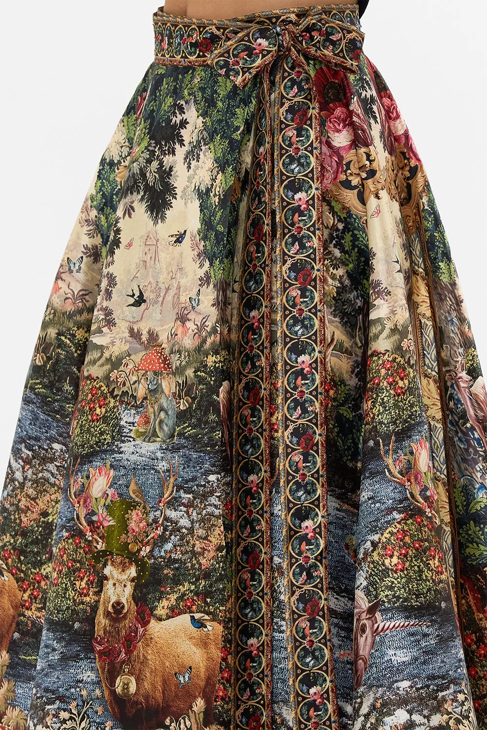 MAXI WRAP SKIRT TAPESTRY TOTEMS