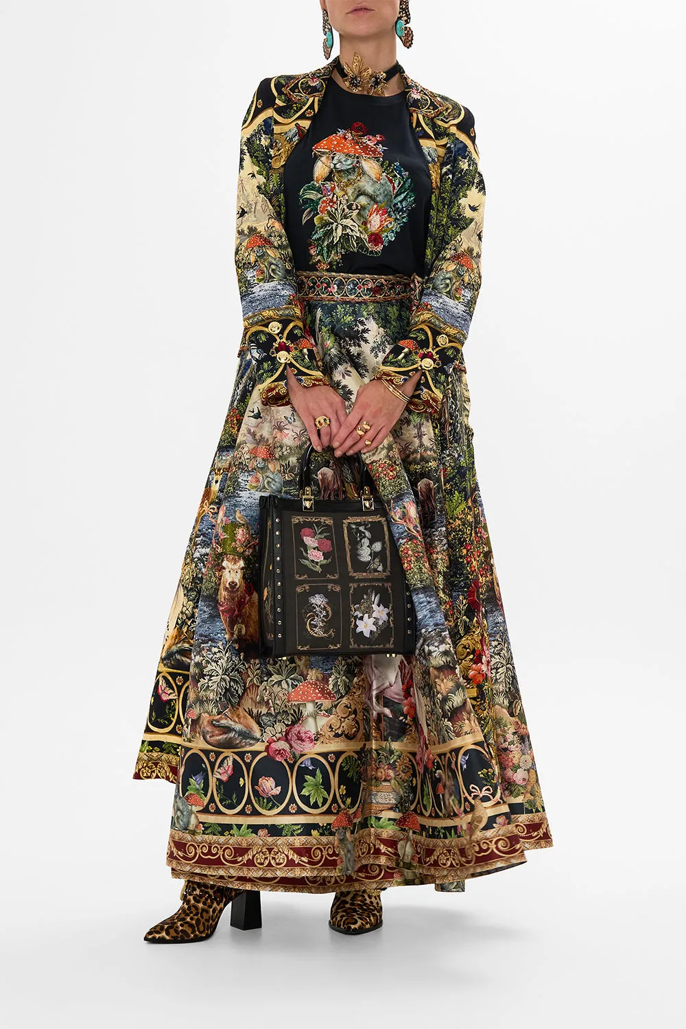 MAXI WRAP SKIRT TAPESTRY TOTEMS