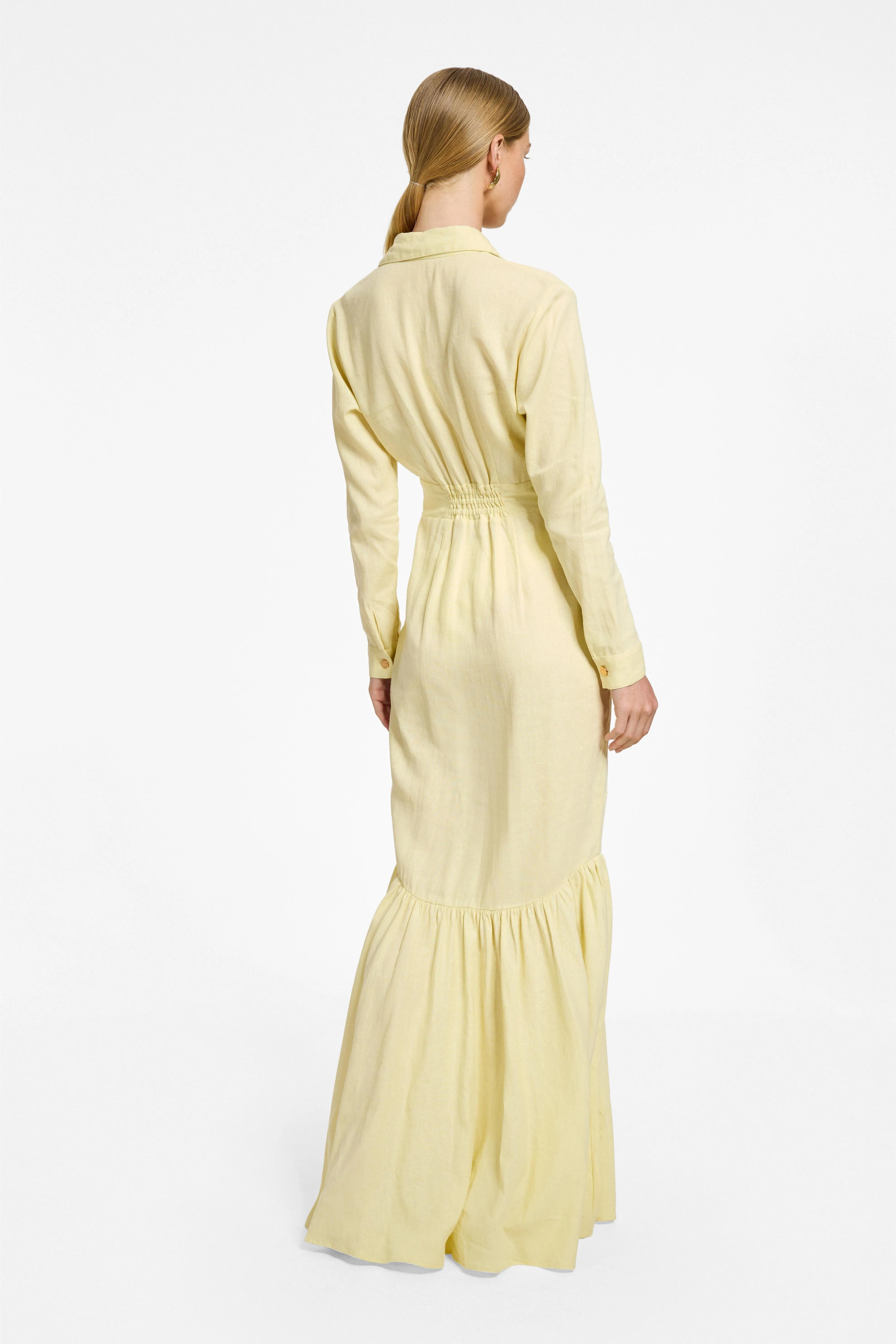 Mere Maxi Dress - Limon Linen