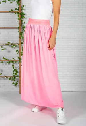 Miami Pink Maxi Skirt