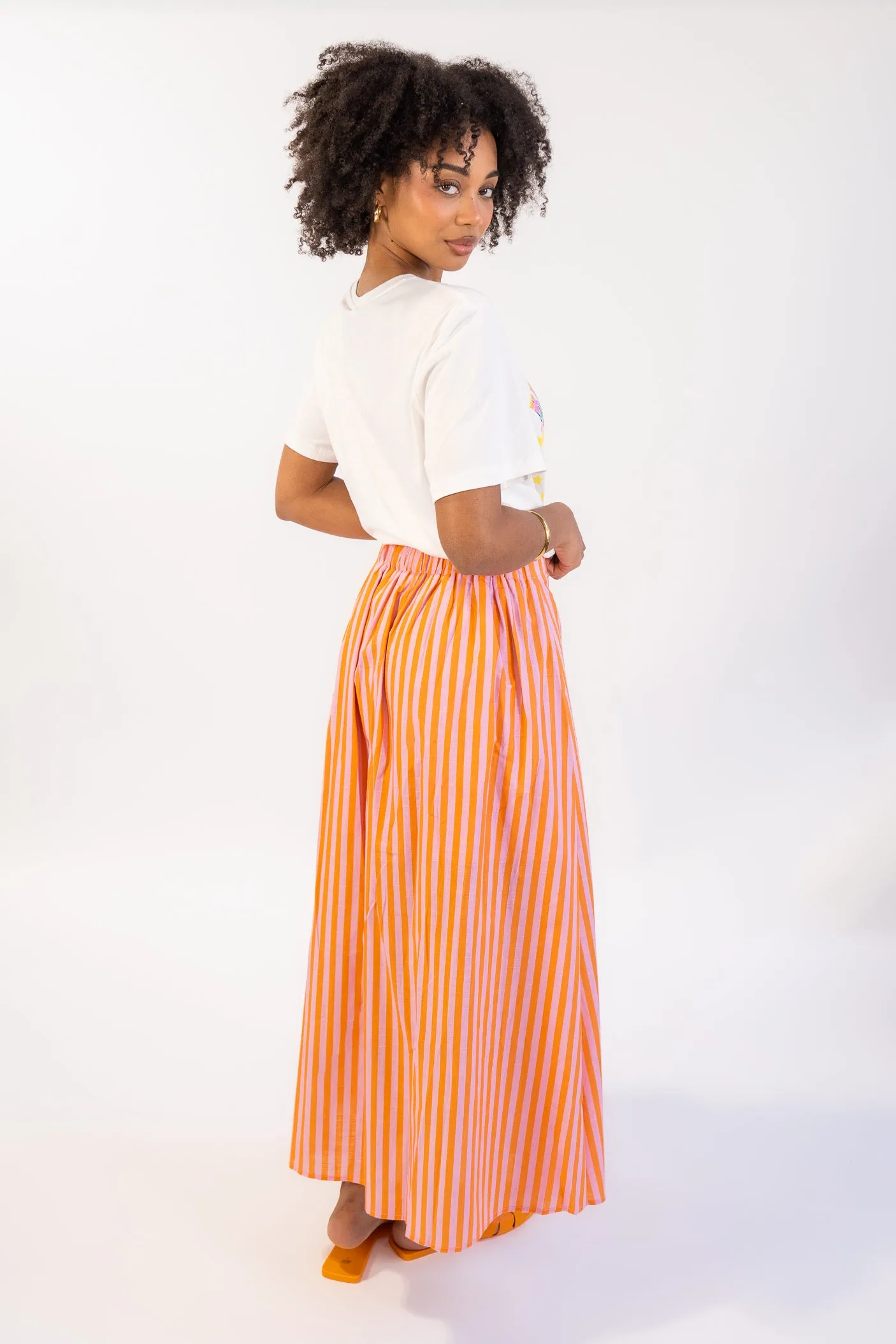 Milan Maxi Skirt - Sunkissed