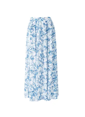Mira Blue Leaf Skirt