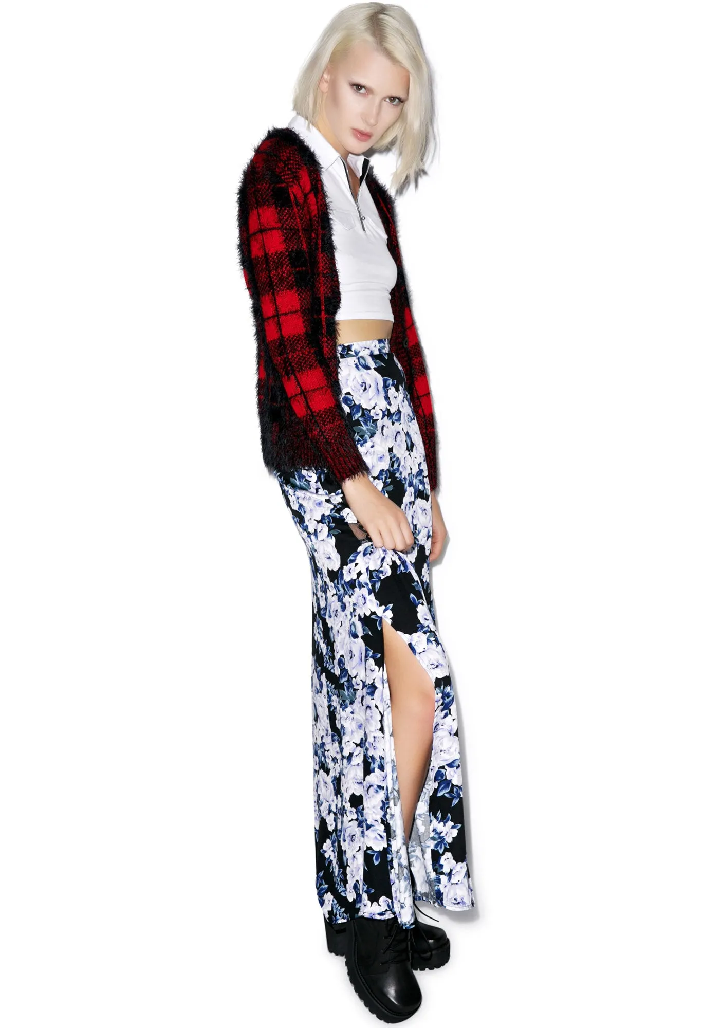 Moonlit Fountain Maxi Skirt