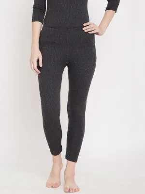 Neva Thermal Lower for Women - Anthra (Mod Quilt)