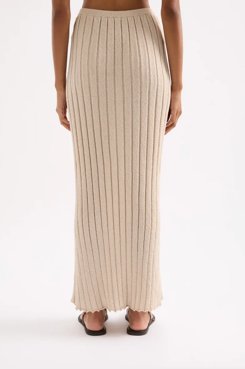 Nude Lucy - Taiyo Knit Skirt (Oat)