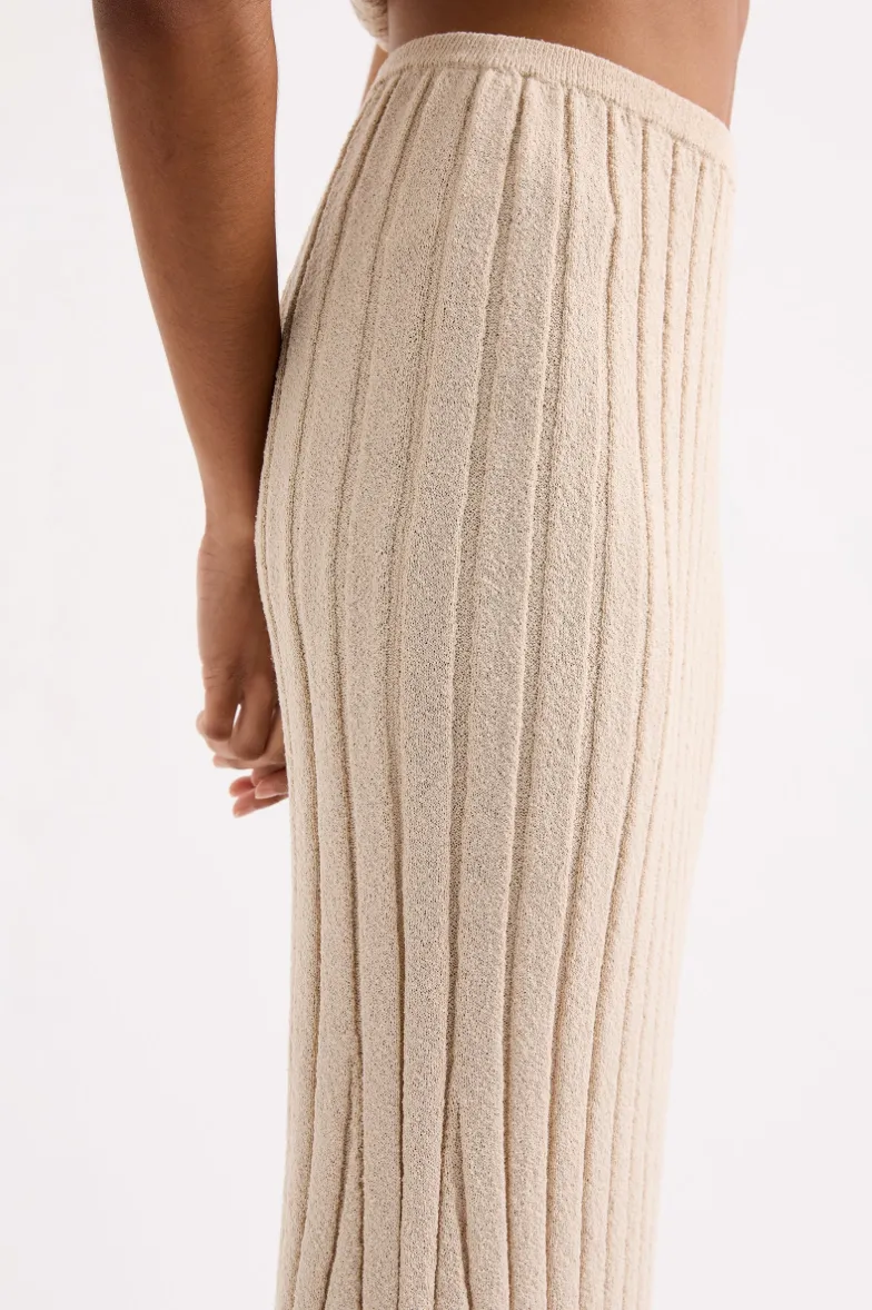 Nude Lucy - Taiyo Knit Skirt (Oat)