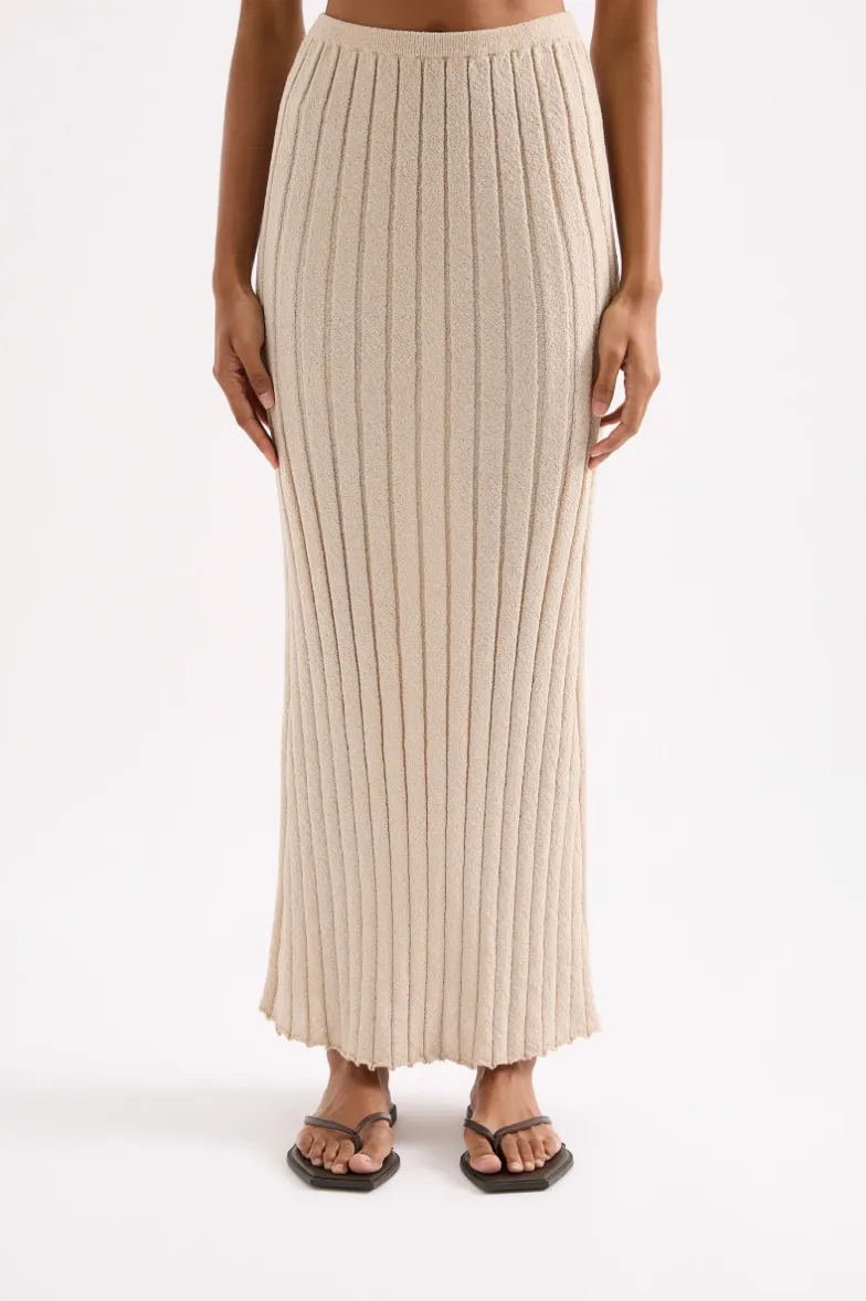 Nude Lucy - Taiyo Knit Skirt (Oat)