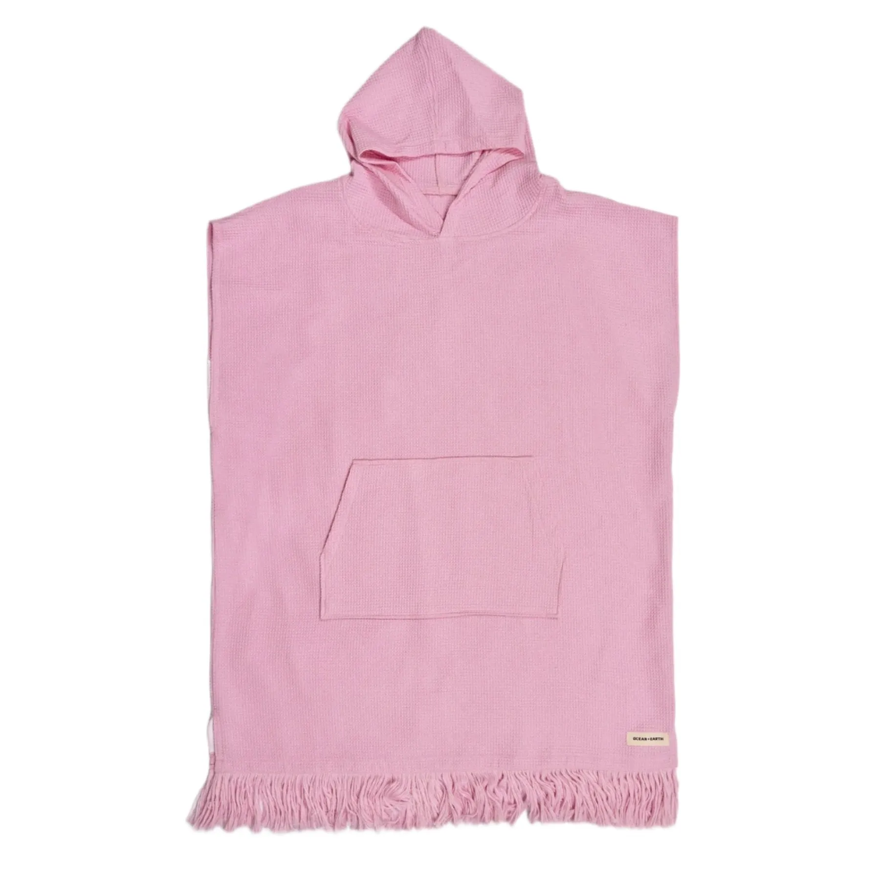 O&E Ladies Waffle Poncho