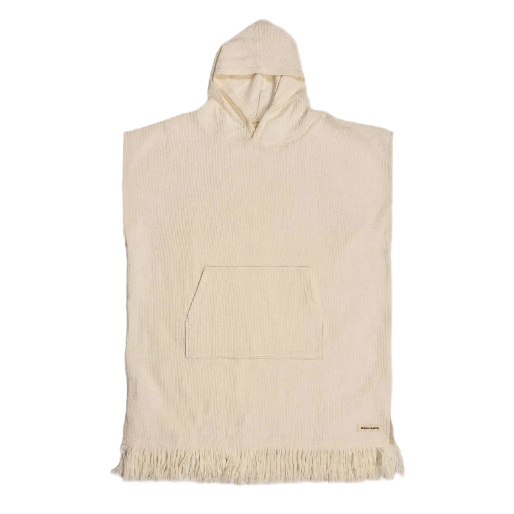 O&E Ladies Waffle Poncho