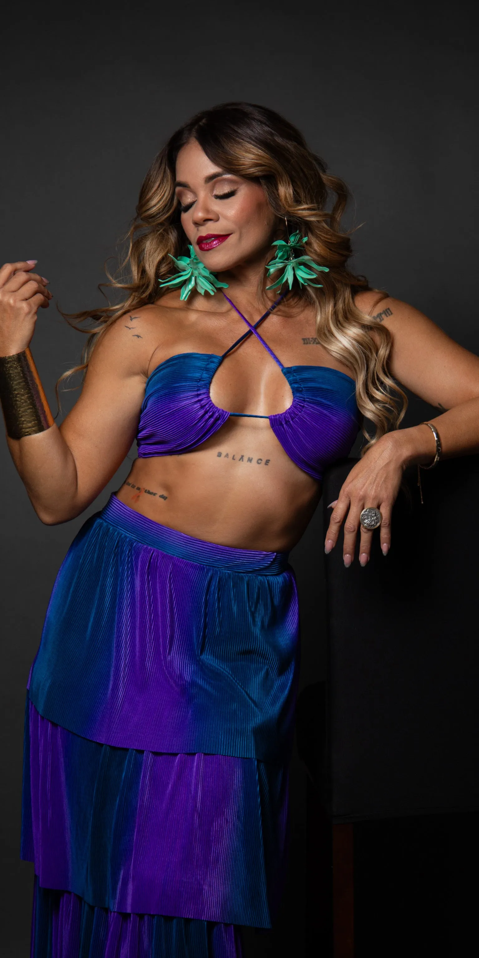 On point Skirt Set