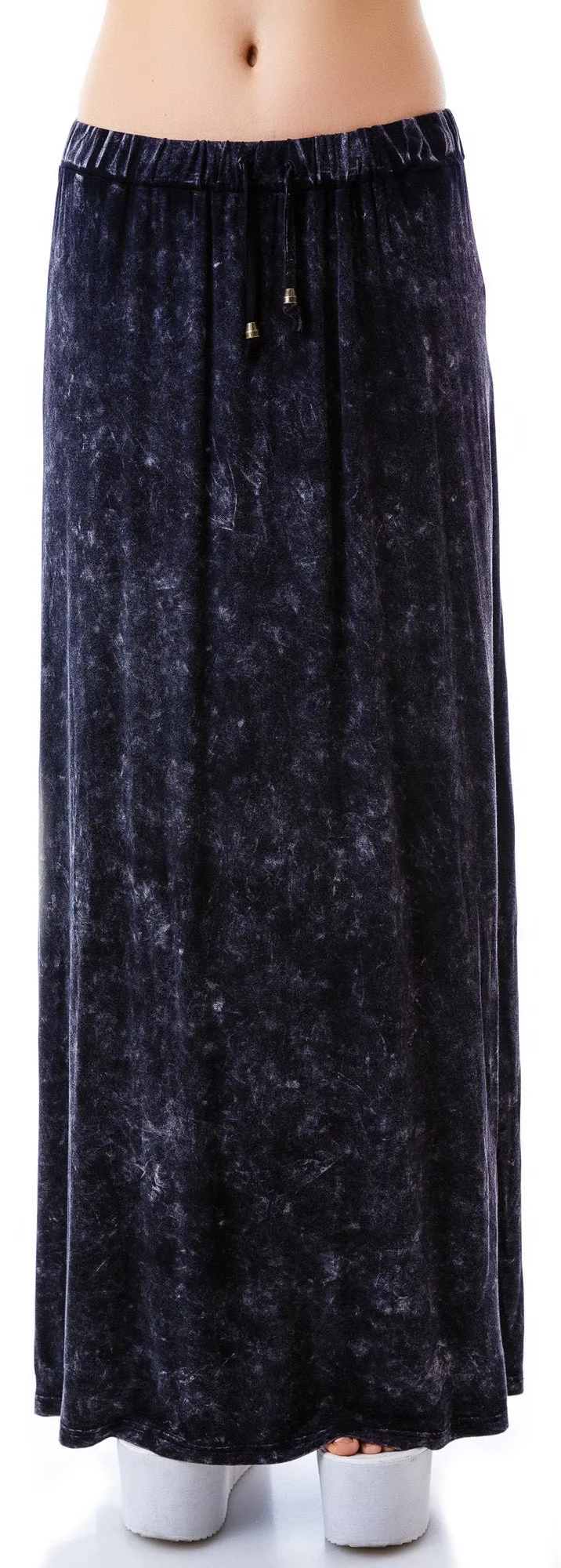 Open Road Stone Wash Maxi Skirt