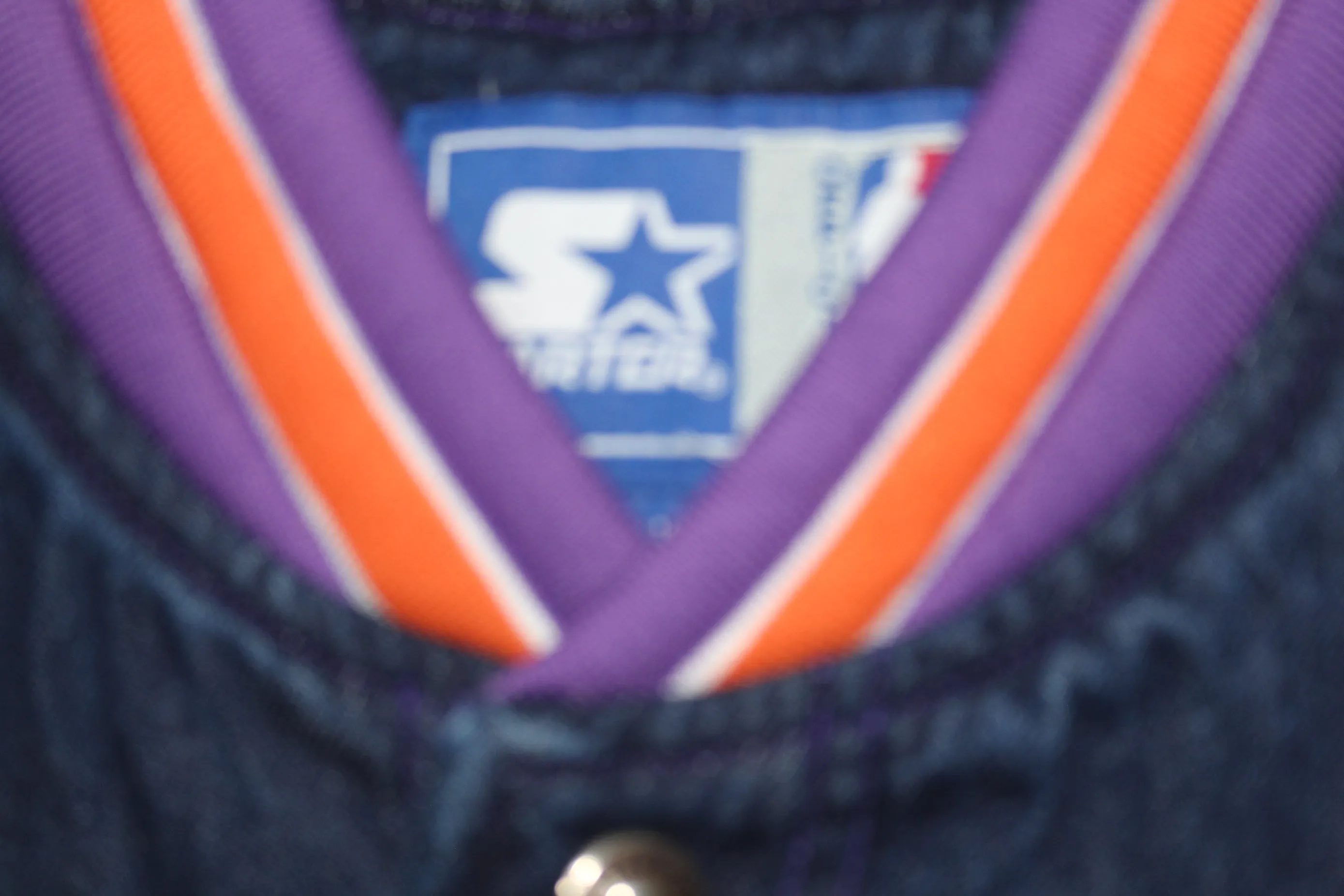 Phoenix Suns Starter Denim Bomber Jacket (XL)