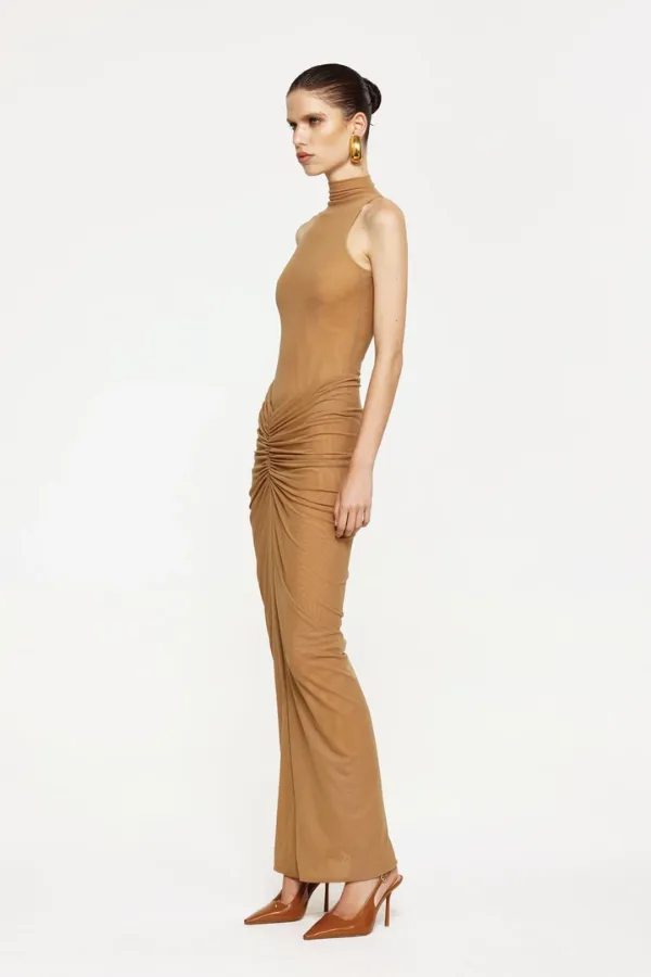 Pilar Mesh Skirt Dark Skin