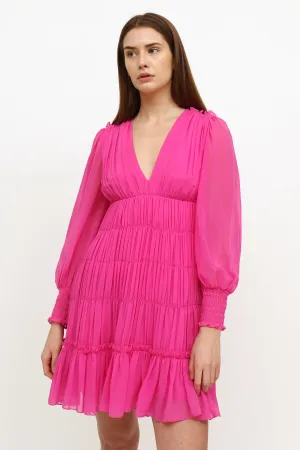 Pink Ruffle Dress