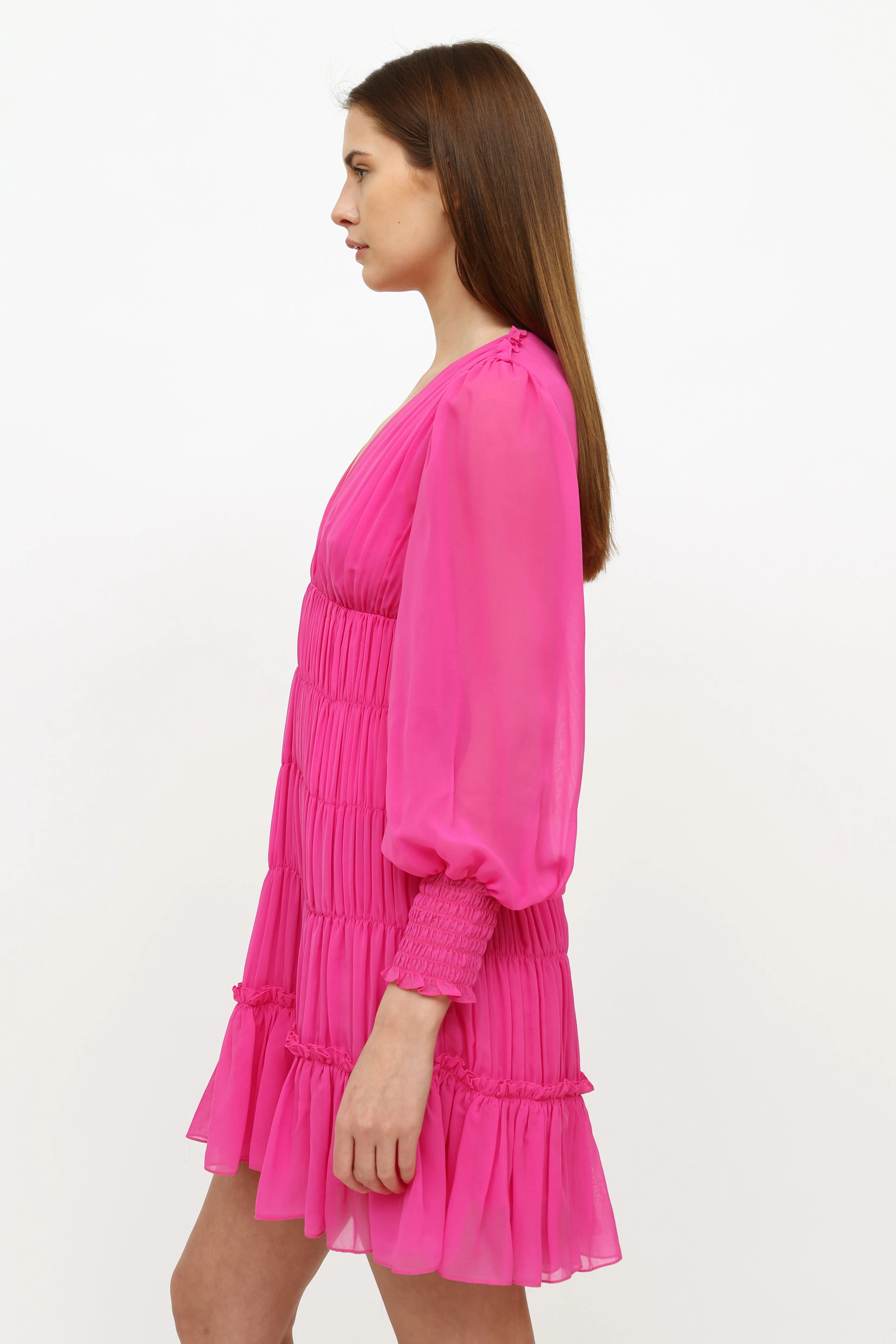Pink Ruffle Dress