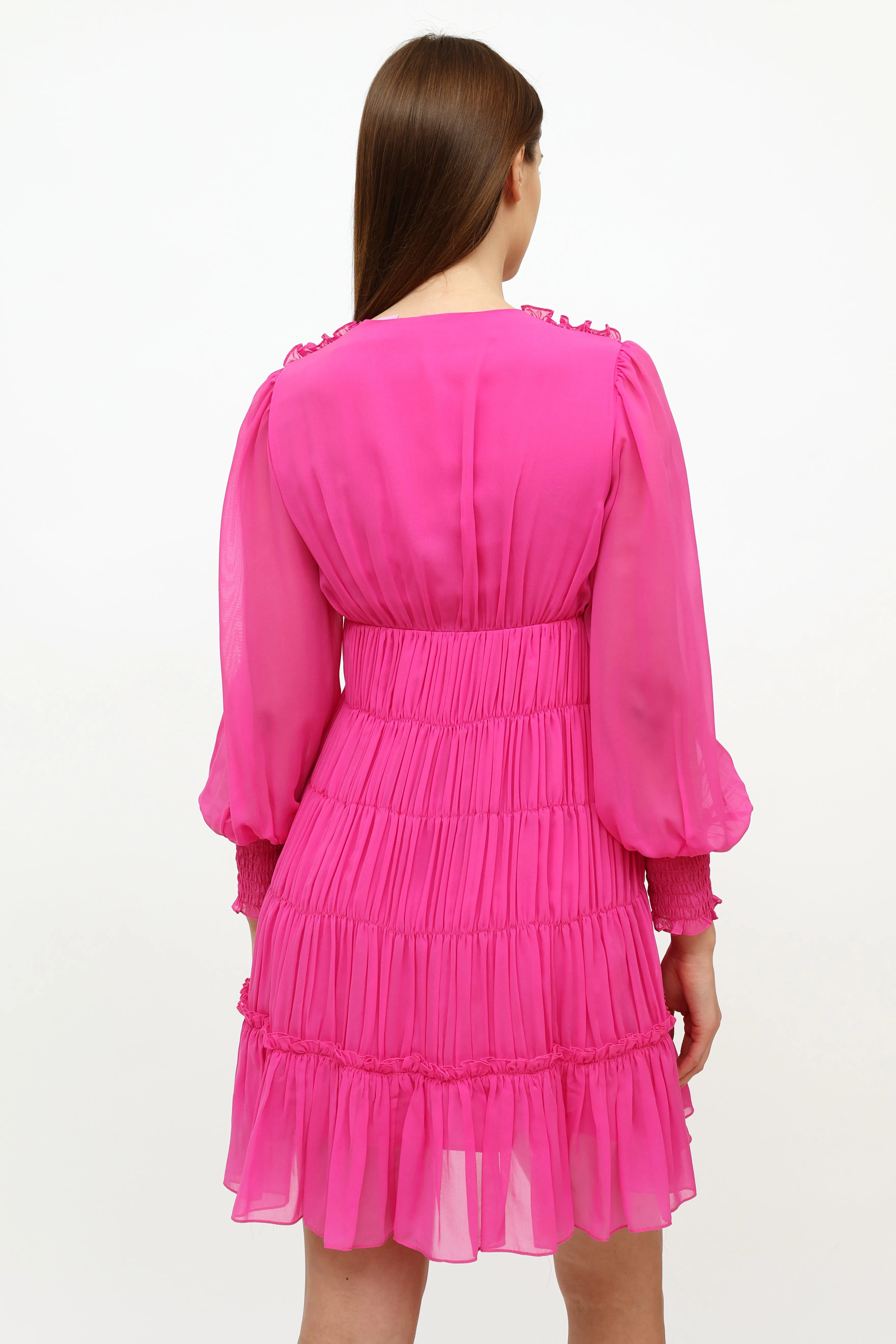 Pink Ruffle Dress