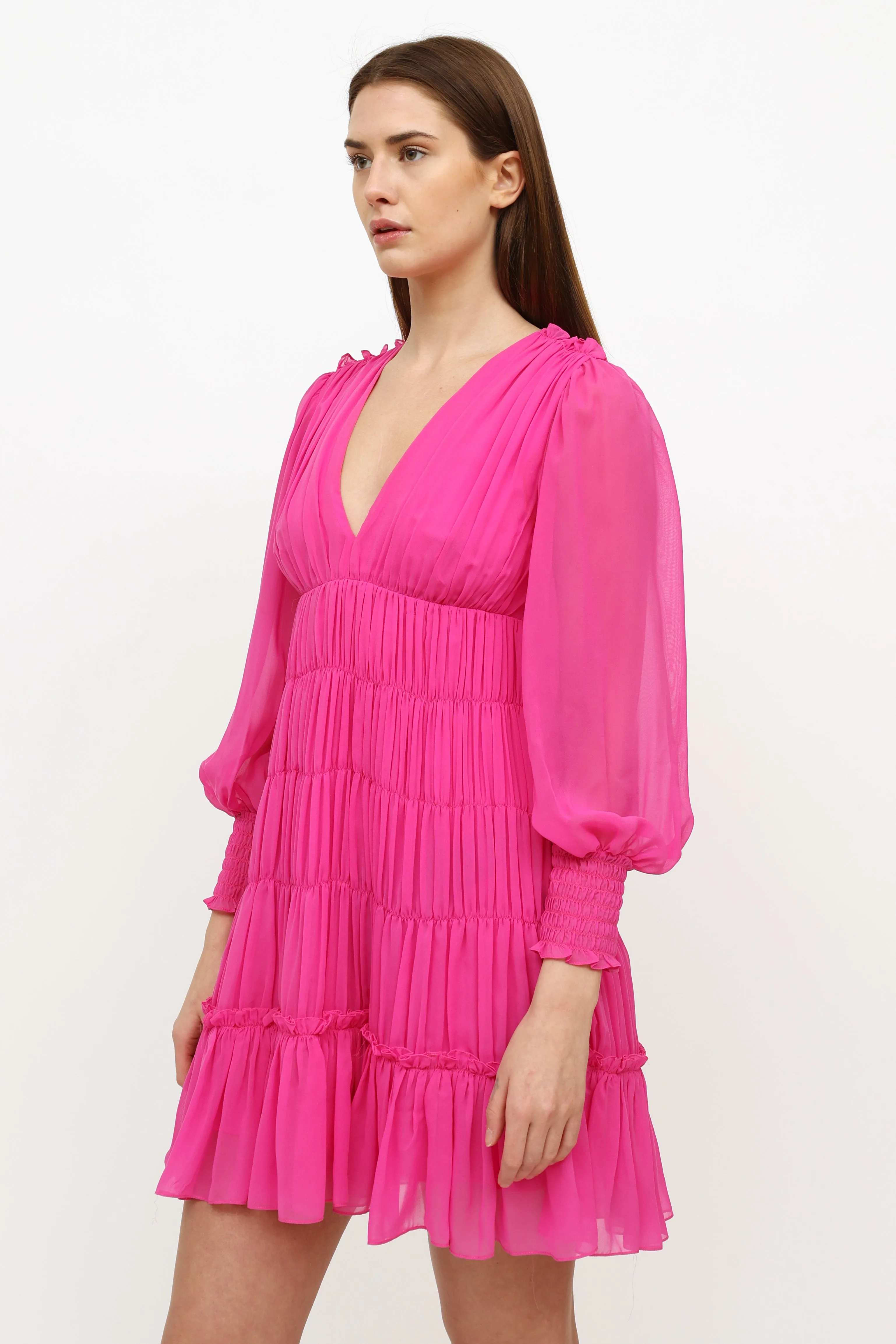 Pink Ruffle Dress
