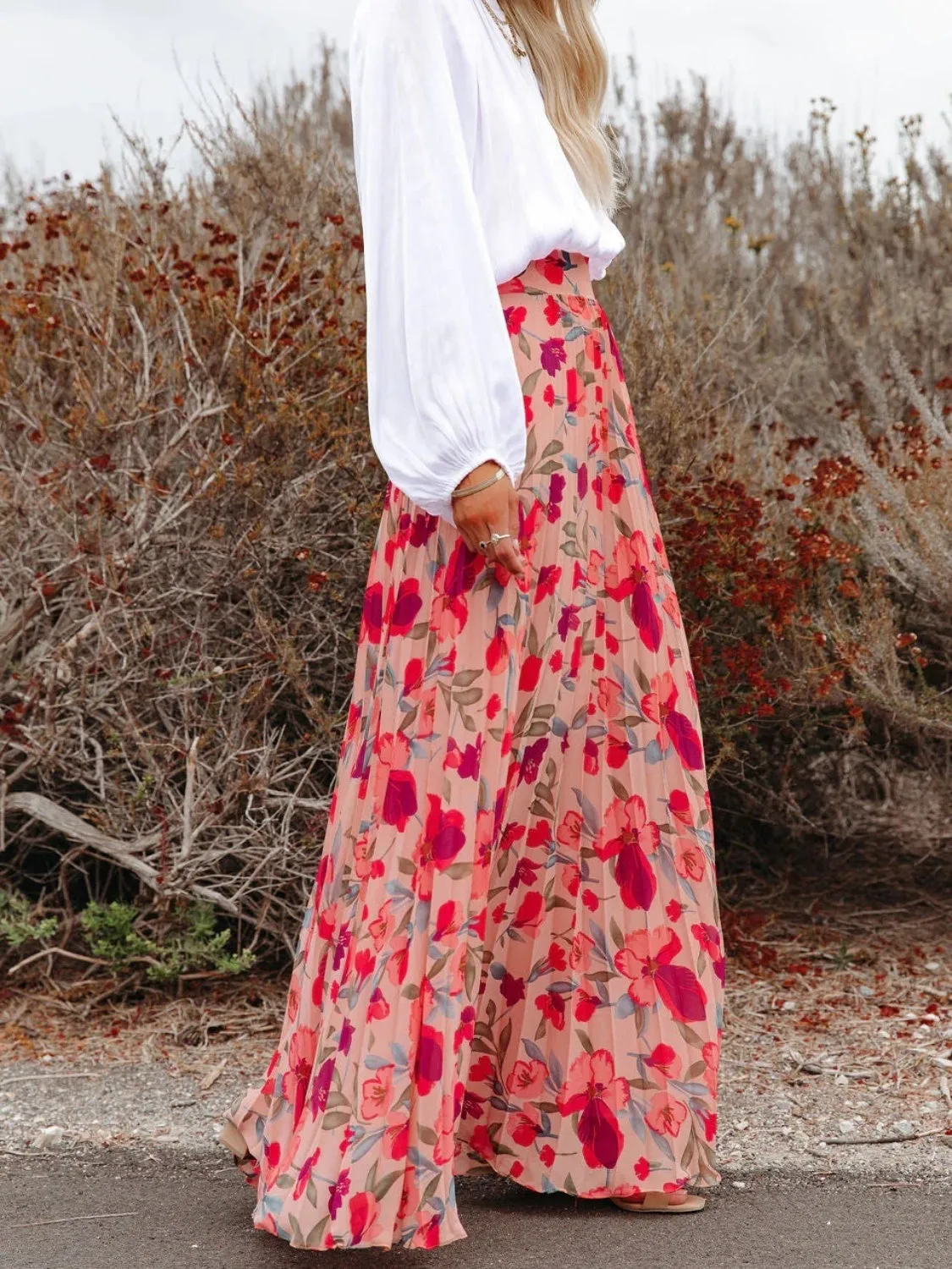 Printed Maxi Skirt For Women