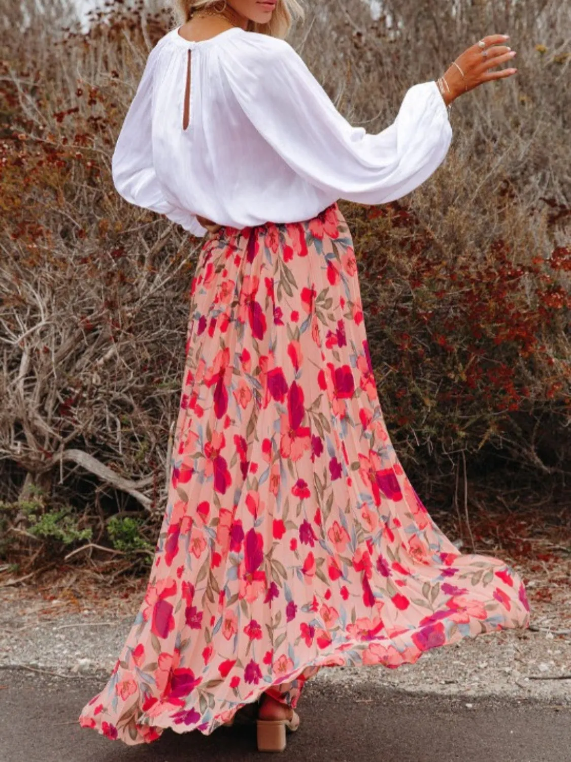 Printed Maxi Skirt For Women