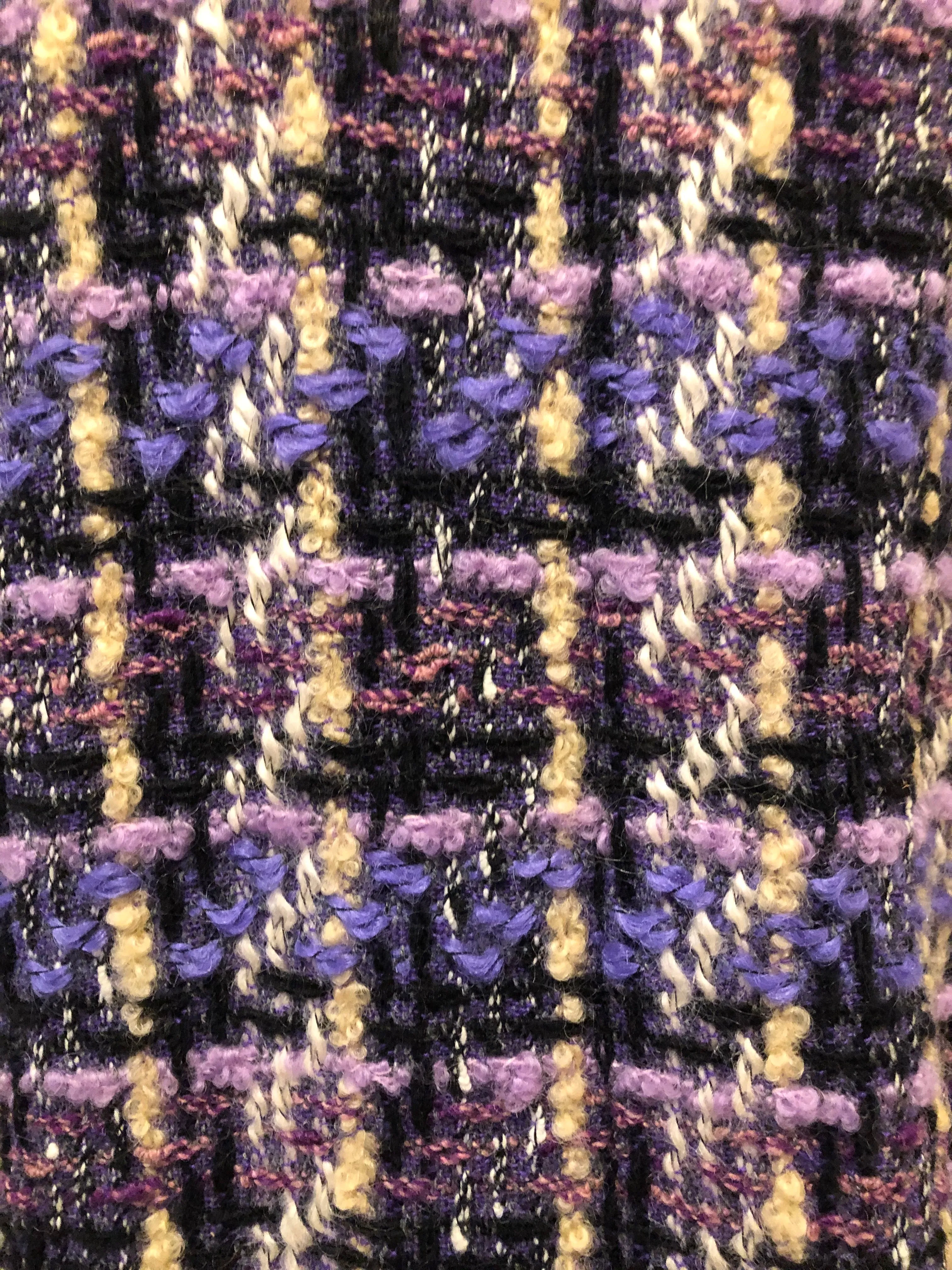 Purple Handmade Wool Cape, SOLD