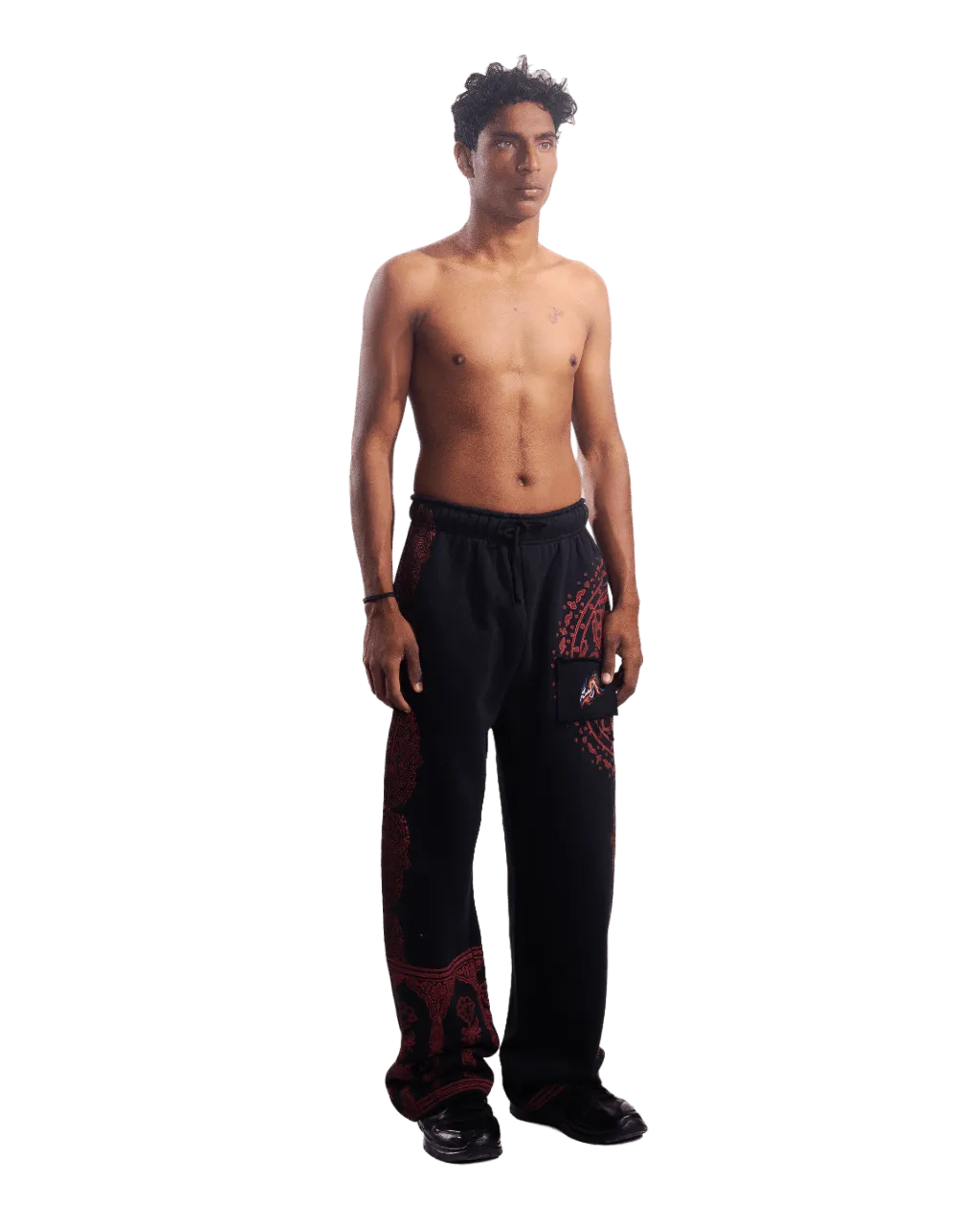 "RANGOLI" HAND BLOCK PRINTED SWEATPANTS