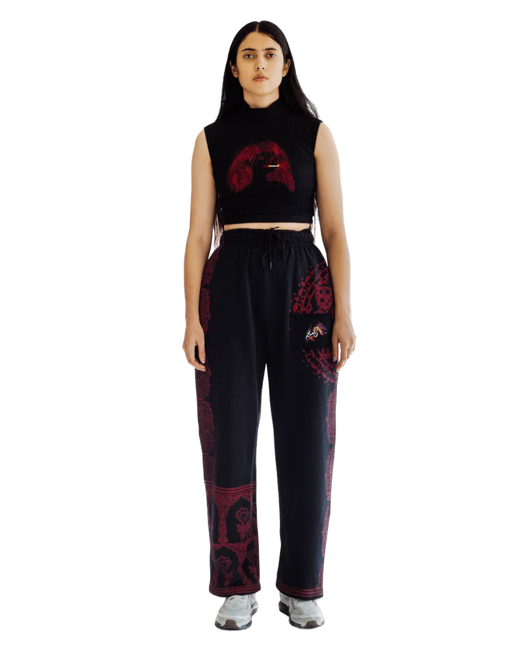 "RANGOLI" HAND BLOCK PRINTED SWEATPANTS