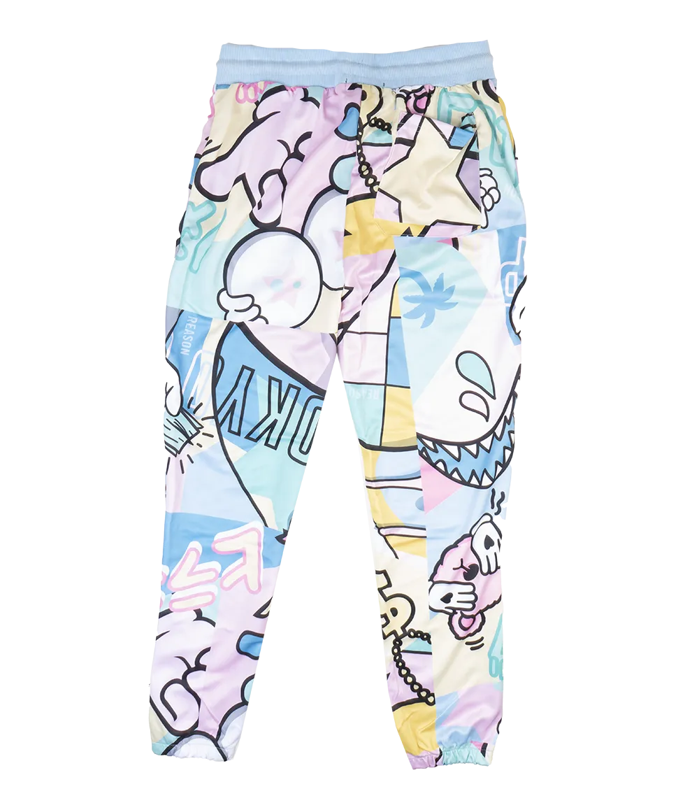 REASON GRAPHIC TRACK PANTS MULTI - TSB-24