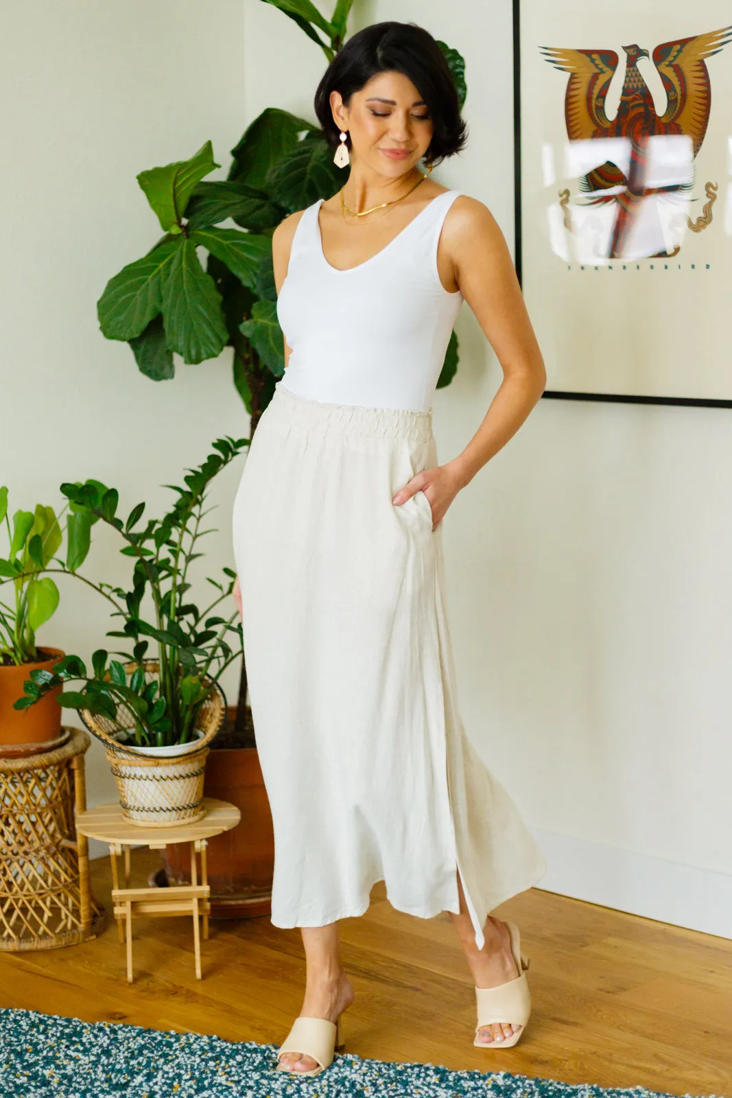 RESTOCKED! Neutral Maxi Skirt