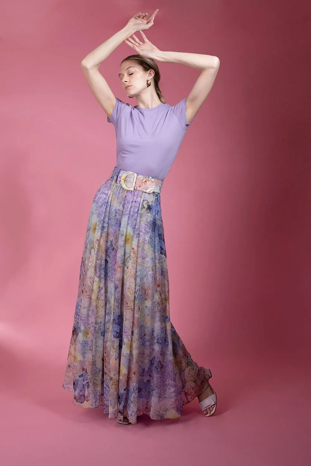 Rhythmic Maxi Skirt