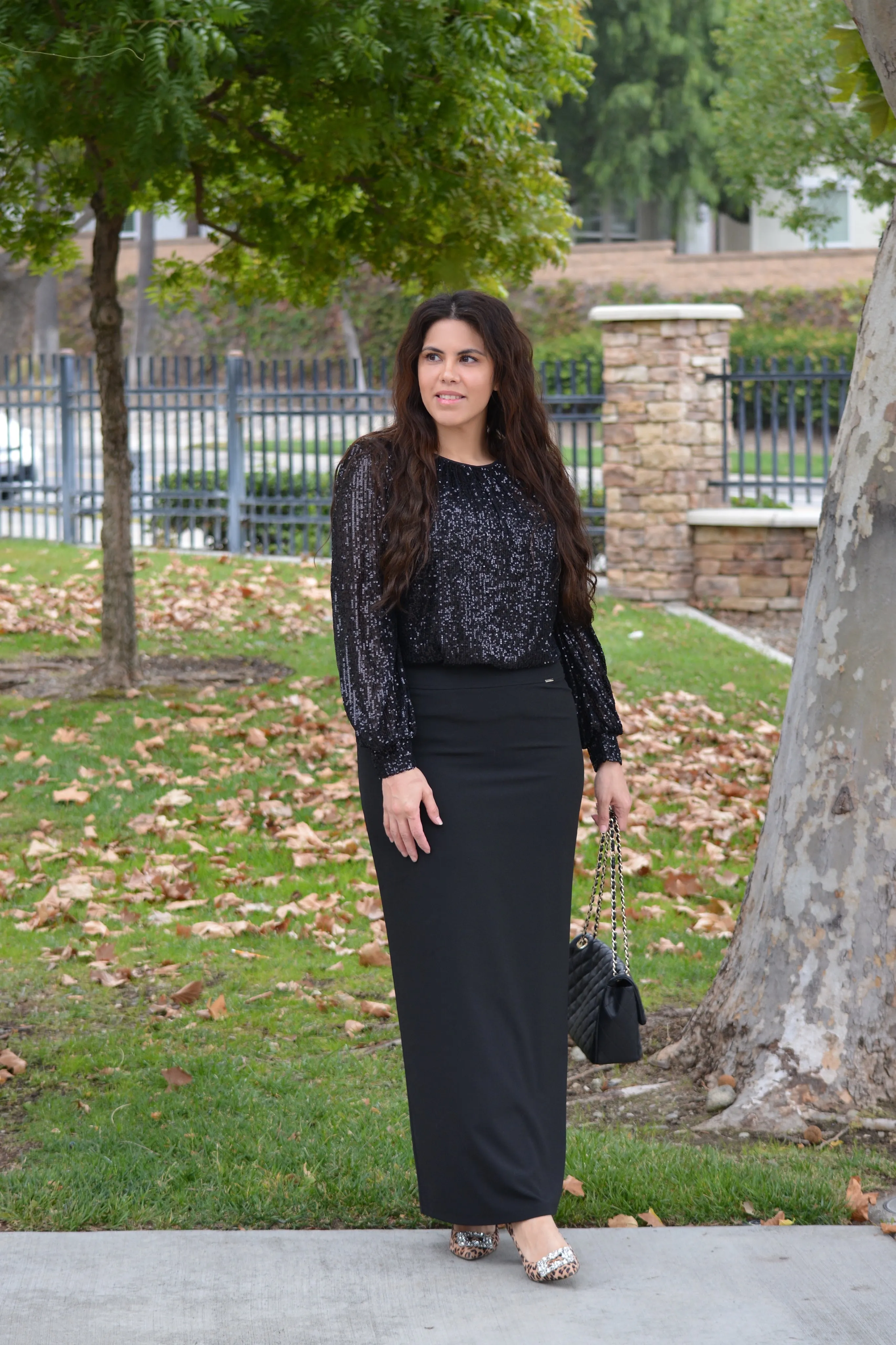 Ridley Black Maxi Skirt