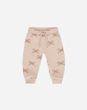 Rylee   Cru Mini Girls Jogger Sweatpant - Bows