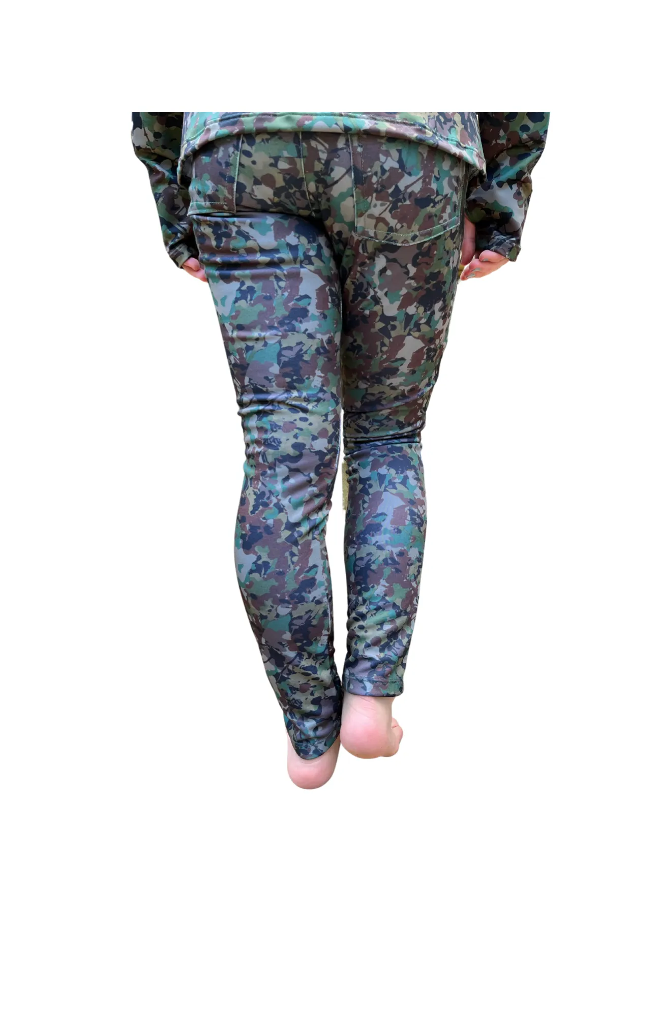 Sapelo Pants - Girls Midweight Camo Hunting Pants
