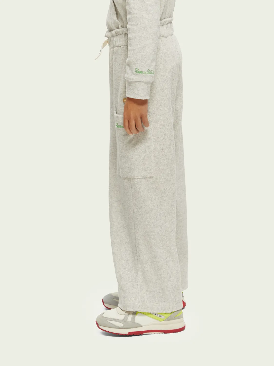 Scotch & Soda Wide Leg Sweatpants _Grey 170711-0606