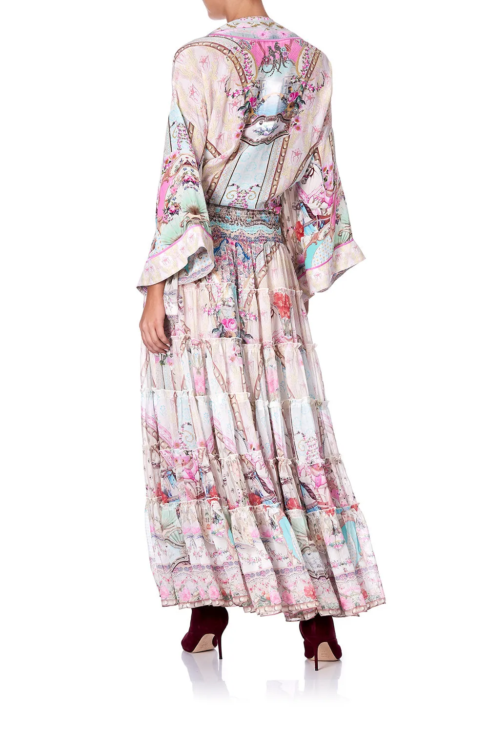 SHEER TIERED CIRCLE SKIRT CAROUSEL MADEMOISELLE