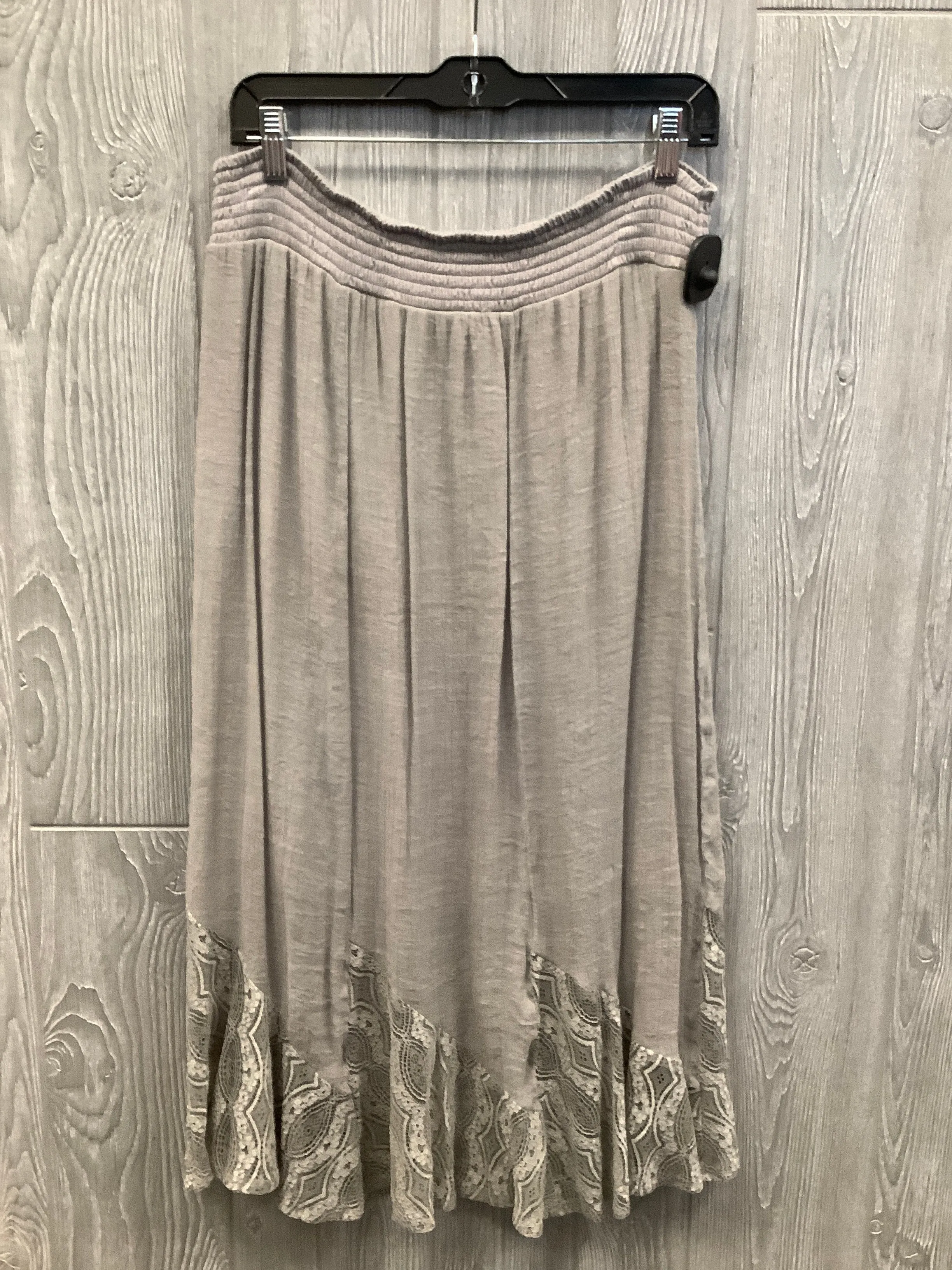 Skirt Maxi By Apt 9 In Grey, Size: 16