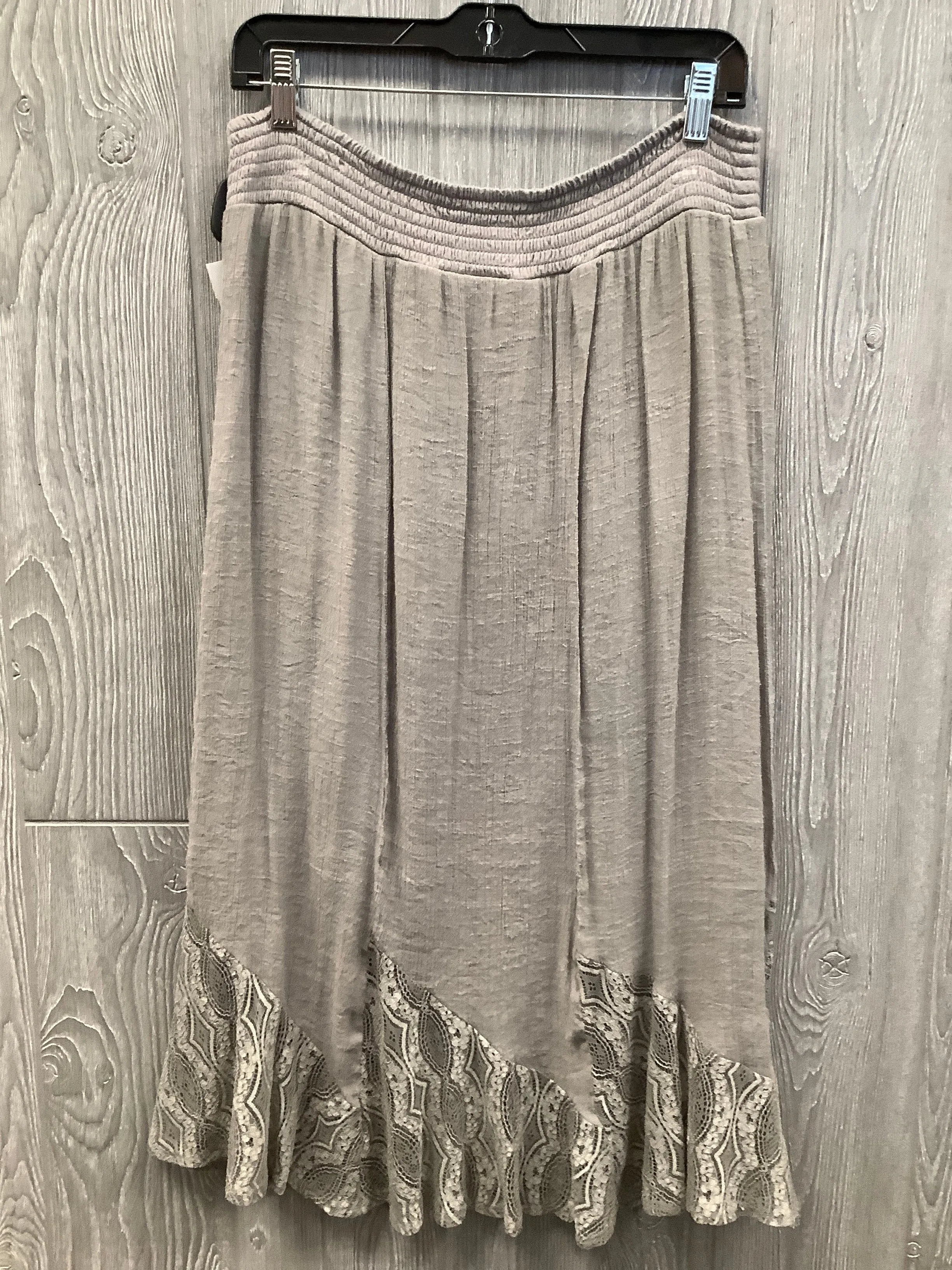 Skirt Maxi By Apt 9 In Grey, Size: 16