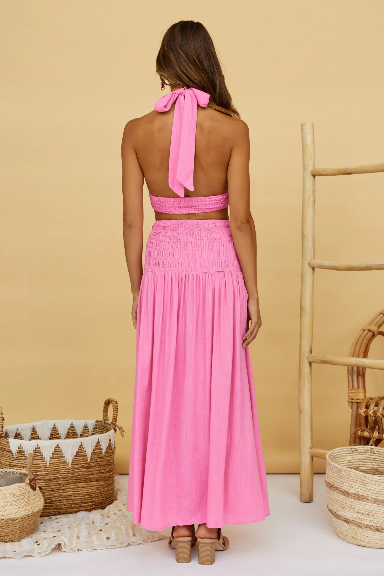 Summer Love Maxi Skirt Pink