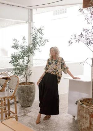 summer silk/bamboo skirt