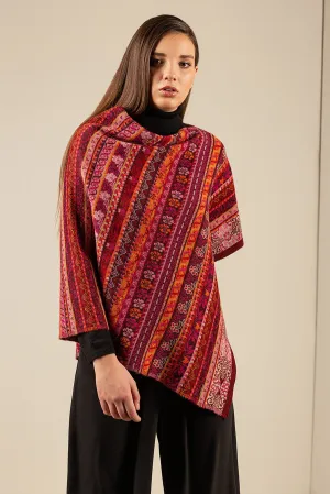 Ukali Poncho Baby Alpaca Color China