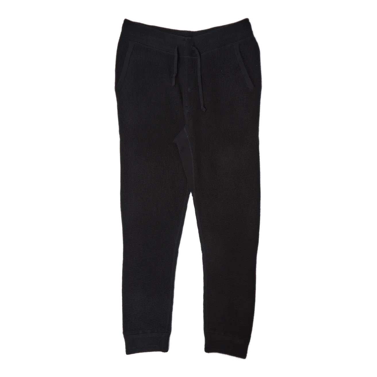Washable Cashmere Jogger Pant Black