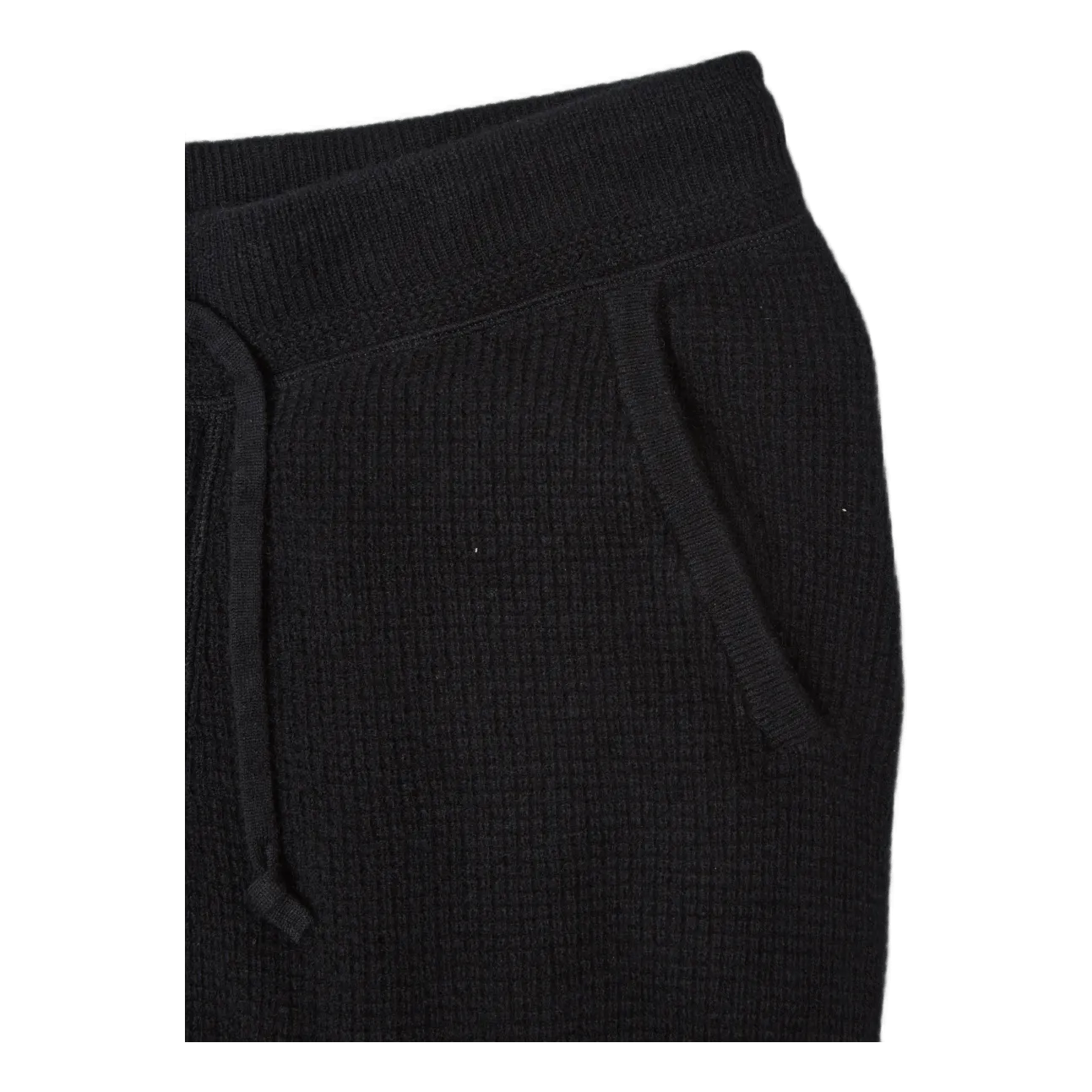 Washable Cashmere Jogger Pant Black
